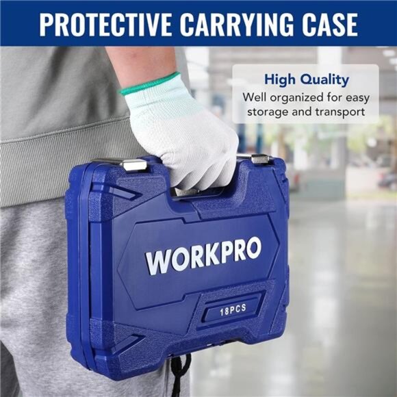 18-Pieces Drive Tool Accessory Set - Picture 6 of 7